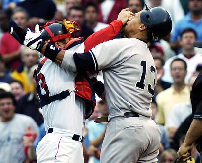 Red Sox/Yankeees fighting